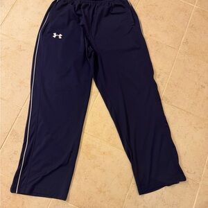 Men’s Under Armour Navy/white Active Pants Size L